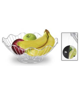 Obstkorb WAVE chrom ø28cm