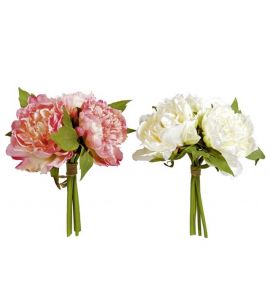 Päonienbouqet 26cm creme