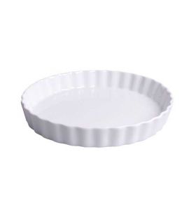 Pieform Tarteform Quicheform klein 11,5 cm weiß