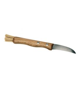 Pilzmesser mit Pinsel