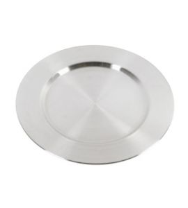 Platzteller Edelstahl matt 31 cm