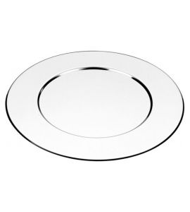 Platzteller Edelstahl rund 32 cm