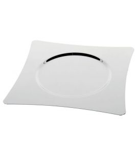 Platzteller Square versilbert 32x32 cm