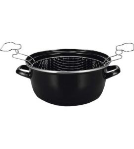 Pommes Frites Topf Emaille 24 cm