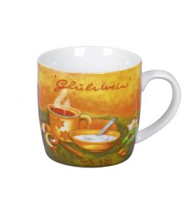 Porz. Glühwein-Becher H8cm