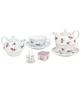 Porz. Teekannen-Set Rose