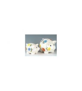 Porz.Sparschw.18cm Schloss blu