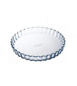 Pyrex Obstkuchenform aus Glas 27 cm