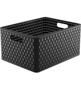Rotho Korb Country 18 ltr. Schwarz
