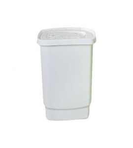 Rotho Wäschebox Flowers 55 ltr. weiß