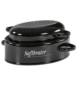 Saftbrater Gr.37 cm emailliert
