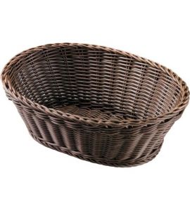 Saleen Korb oval 26x18 5x9 cm braun
