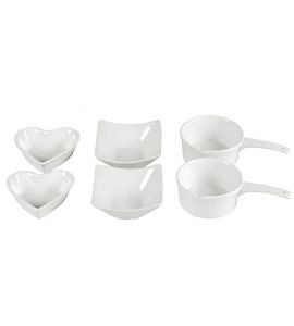 Schale mit Griff 12,7x7,5 cm 2er-Set
