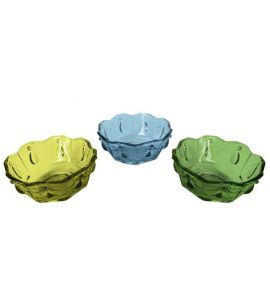 Schale blau/2xgrün so 8,5x4cm