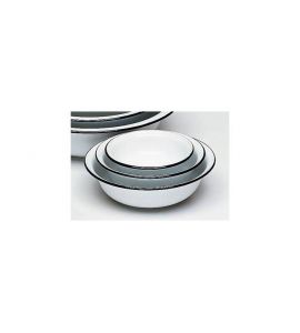Schüssel Emaille weiß 16 cm