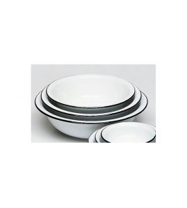 Schüssel Emaille weiß 32 cm