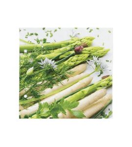 Servietten Spargelzeit 33x33 c