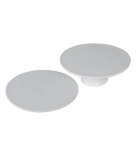 Snack Tortenplatte 30 cm weiß