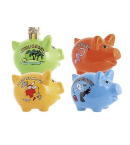 Sparschwein m.Spruch 14x11x11c