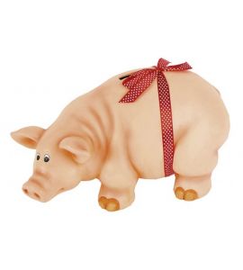 SparschweinXXL rote Schleife