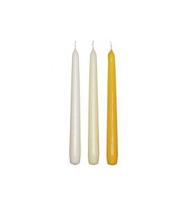 Spitzkerze 25x2,5 cm champagner