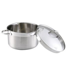 Ssw Fleischtopf 20 cm mit Glasdeckel
