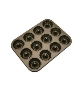Städter Backform Mini-Gugelhupfform Backblech für 12...