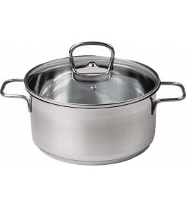 Star Roma Bratentopf Edelstahl 24 cm