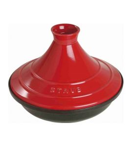 Staub Guss Tajine Kirschrot 28 cm