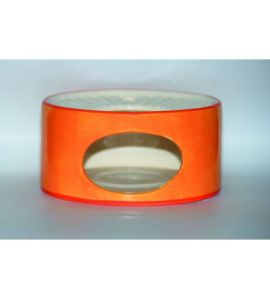 Stövchen Keramik orange rot