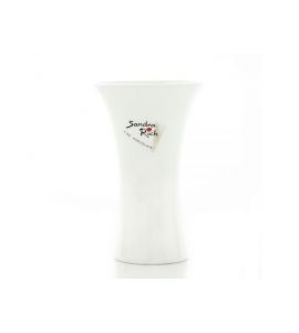 Tulip X-Form Vase weiß 17 cm 31-17