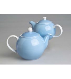 Teekanne 0,7l Vichy bleu