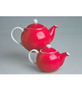 Teekanne 0,7l Vichy rot