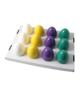 Thermo-Ei sort.Farben