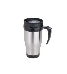 Thermobecher Edelstahl matt