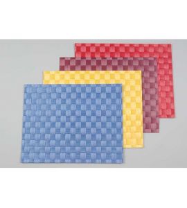 Tischset Gewebe rubinrot 30 x 40 cm