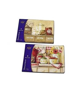 Tischset Kitchen 4-teilig sortiert
