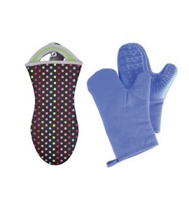 Topfhandschuhe Neopren Dots