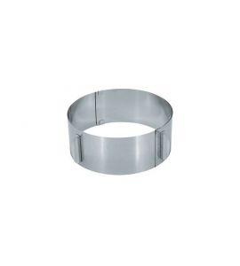 Tortenring bis 32 cm Edelstahl Gefu 8 cm