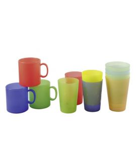 Trinkbecher 0,4ltr transp.sort