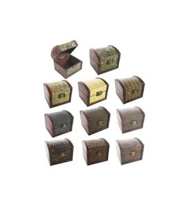 Truhesmall sort. 9,2x8x8cm