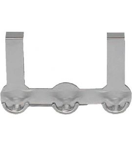 Türgarderobe Rondo Edelstahl matt