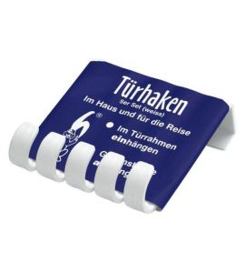 Türhaken weiß 5 Stk. 85 mm