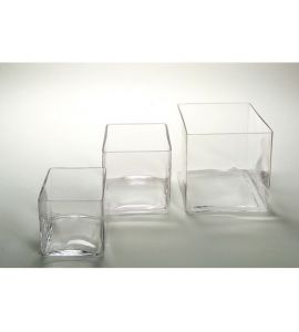 Vase eckig 16x16cm Cube