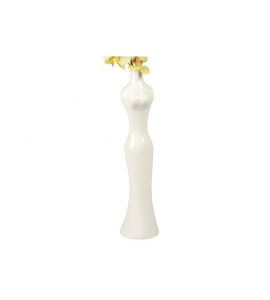 Vase weiß Silhouette 50cm
