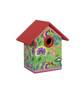 Vogelhaus Holz grün