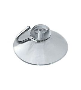 Wandhaken Saughaken transparent 4 cm