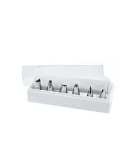 Weis Spritzbeutel Set 6 Tüllen Edelstahl