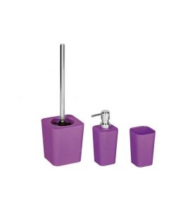 Wenko WC-Garnitur Rainbow purple 39 cm