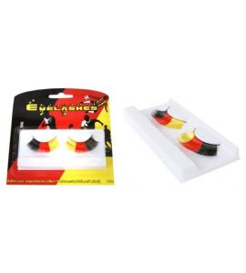 Wimpern schwarz-rot-gold